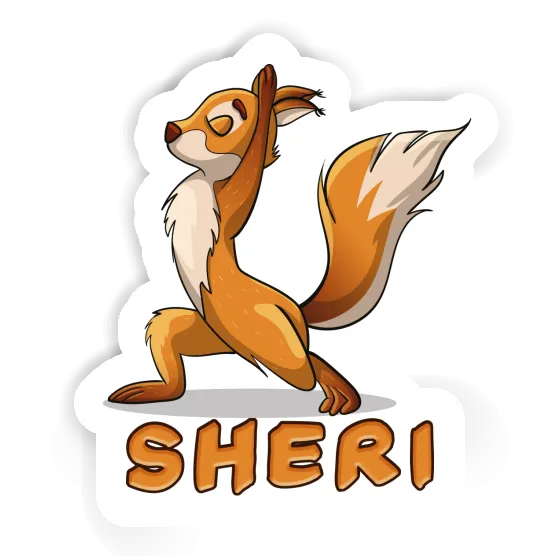 Aufkleber Yoga-Eichhörnchen Sheri Aufkleber Yoga-Eichhörnchen Sheri Image