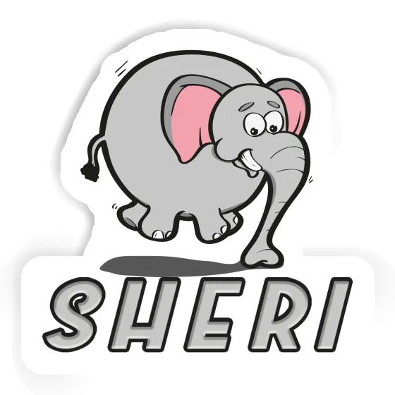 Sticker Sheri Jumping Elephant Notebook Sticker Sheri Jumping Elephant Notebook Image