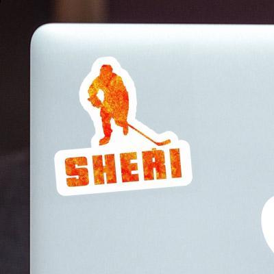 Joueur de hockey Autocollant Sheri Notebook Image