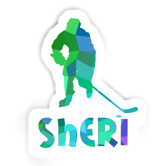 Autocollant Sheri Joueur de hockey Autocollant Sheri Joueur de hockey Image