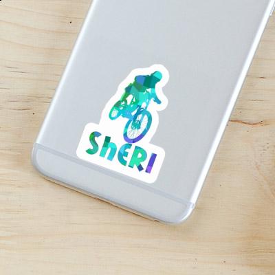 Freeride Biker Sticker Sheri Image