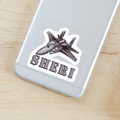 Sheri Aufkleber Flugzeug Notebook Image