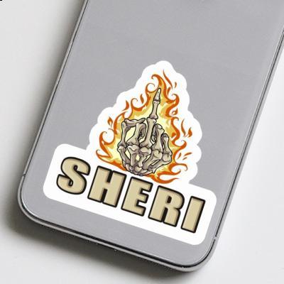 Sticker Mittelfinger Sheri Notebook Sticker Mittelfinger Sheri Gift package Image