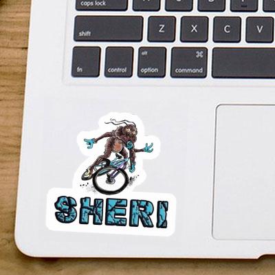Biker Sticker Sheri Laptop Biker Sticker Sheri Laptop Image