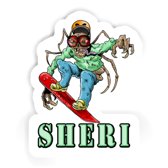 Sheri Aufkleber Snowboarder Notebook Image