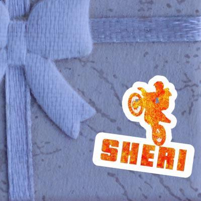 Motocross-Fahrer Sticker Sheri Motocross-Fahrer Sticker Sheri Image