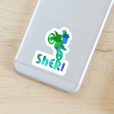 Sticker Sheri Motocross-Fahrer Notebook Sticker Sheri Motocross-Fahrer Gift package Image