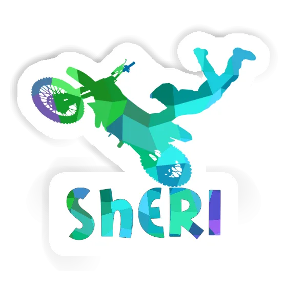 Motocross Rider Sticker Sheri Notebook Motocross Rider Sticker Sheri Gift package Image