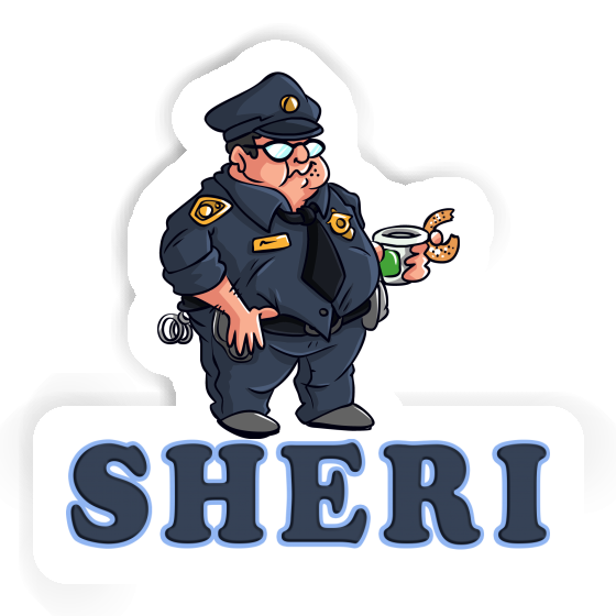 Autocollant Sheri Policier Laptop Autocollant Sheri Policier Laptop Image