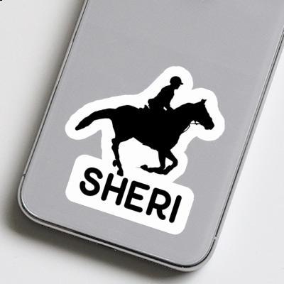 Cavalière Autocollant Sheri Image
