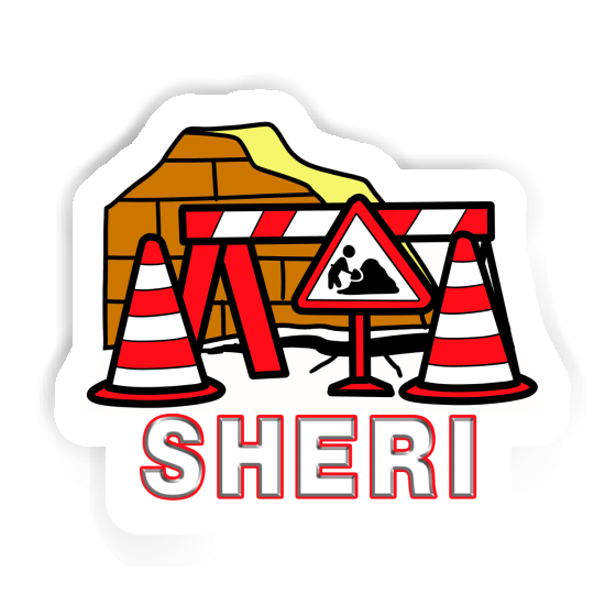 Sheri Sticker Baustelle Laptop Image