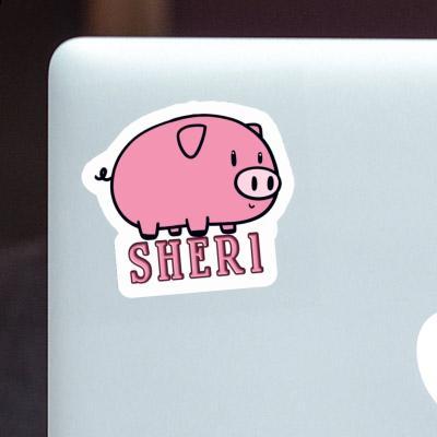 Sheri Autocollant Cochon Gift package Image