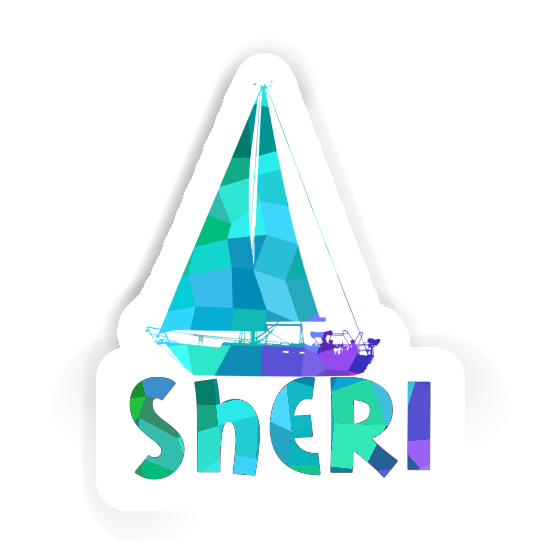 Sticker Sheri Sailboat Image