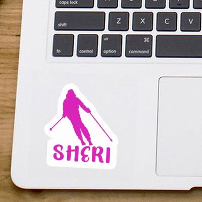 Aufkleber Sheri Skifahrerin Gift package Image