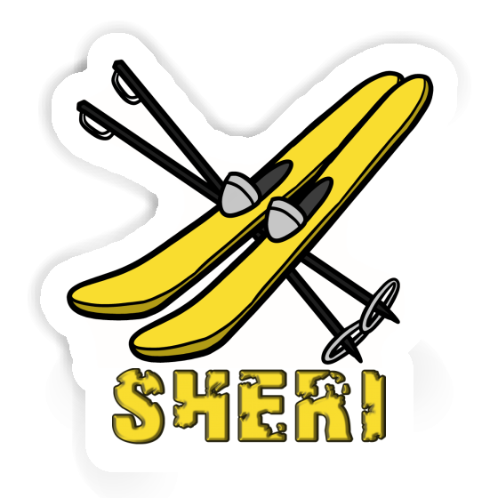 Ski Sticker Sheri Image