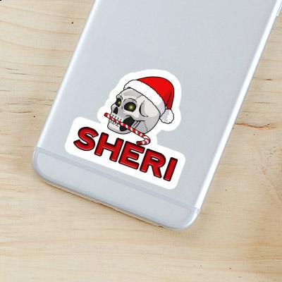 Aufkleber Sheri Weihnachtstotenkopf Aufkleber Sheri Weihnachtstotenkopf Image