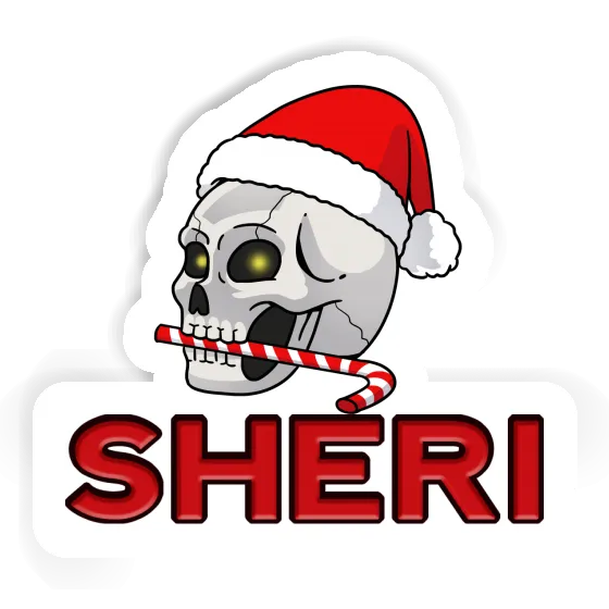Aufkleber Sheri Weihnachtstotenkopf Notebook Aufkleber Sheri Weihnachtstotenkopf Notebook Image