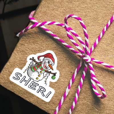 Schneemann Aufkleber Sheri Schneemann Aufkleber Sheri Image