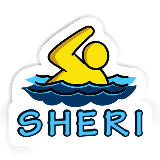 Aufkleber Sheri Schwimmer Aufkleber Sheri Schwimmer Image