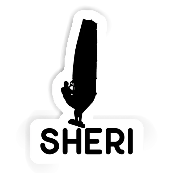 Sticker Sheri Windsurfer Laptop Image