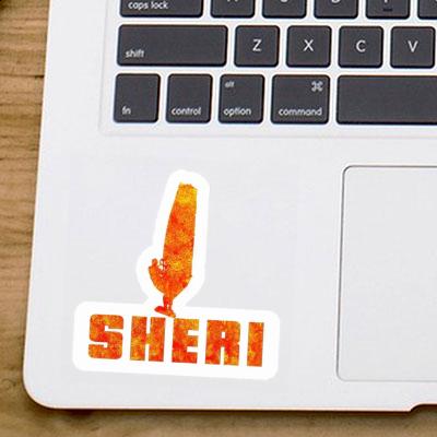 Sticker Sheri Windsurfer Notebook Image