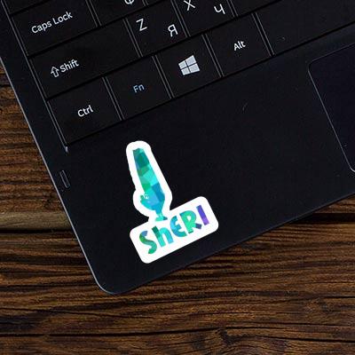 Sticker Windsurfer Sheri Laptop Image