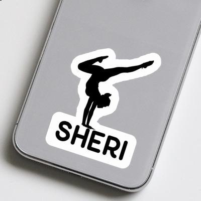 Femme de yoga Autocollant Sheri Laptop Femme de yoga Autocollant Sheri Laptop Image