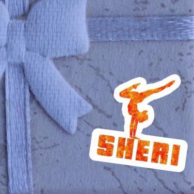 Sticker Yoga Woman Sheri Laptop Sticker Yoga Woman Sheri Laptop Image