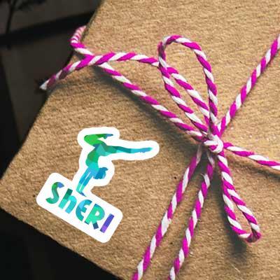 Autocollant Femme de yoga Sheri Gift package Image