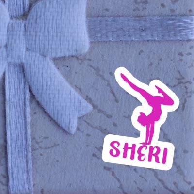 Autocollant Femme de yoga Sheri Gift package Image