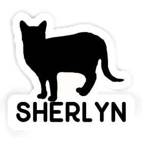 Sherlyn Autocollant Chat Image