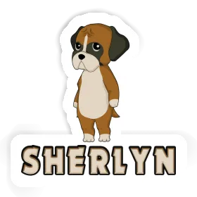 German Boxer Sticker Sherlyn Image