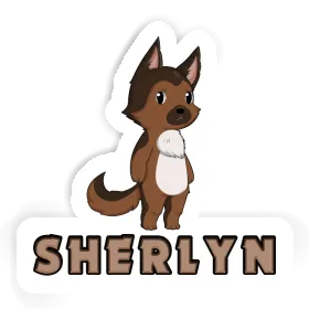 German Sheperd Sticker Sherlyn Image