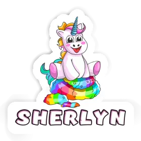 Sticker Sherlyn Baby Unicorn Image