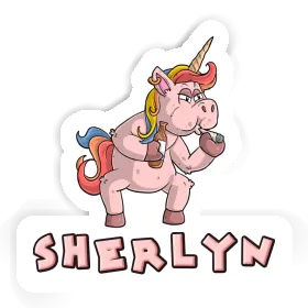 Smoking Unicorn Sticker Sherlyn Image