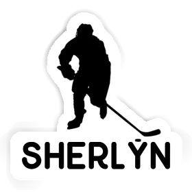 Sticker Sherlyn Hockey Player Image