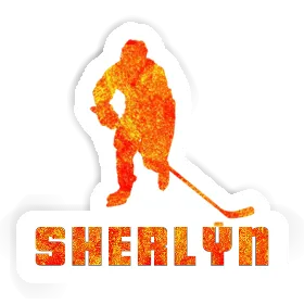 Sherlyn Sticker Hockey Player Image