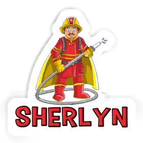 Firefighter Sticker Sherlyn Image