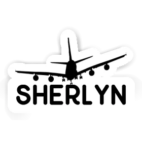 Sherlyn Sticker Airplane Image