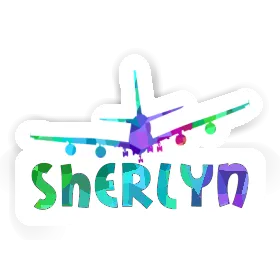 Sherlyn Sticker Airplane Image