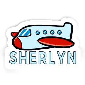 Sticker Airplane Sherlyn Image