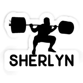 Weightlifter Sticker Sherlyn Image