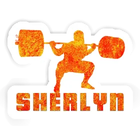 Sherlyn Sticker Weightlifter Image