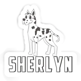 Great Dane Dog Sticker Sherlyn Image