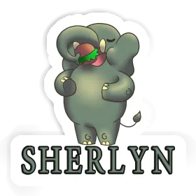 Elephant Sticker Sherlyn Image