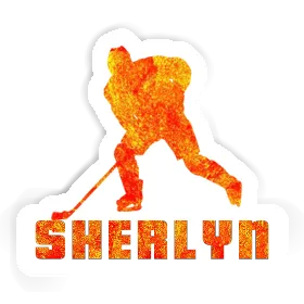 Sticker Sherlyn Hockey Player Image