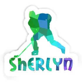 Sherlyn Sticker Hockey Player Image