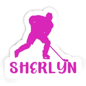 Sticker Sherlyn Hockey Player Image