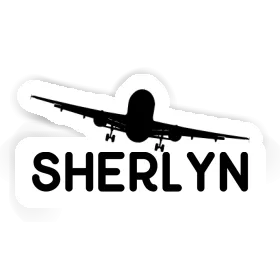 Sticker Airplane Sherlyn Image