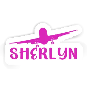 Sherlyn Sticker Airplane Image